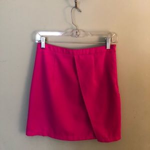 Tobi Hot Pink Mini Skirt